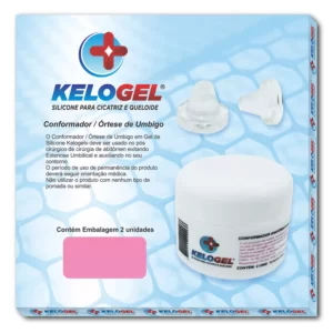ÓRTESE DE UMBIGO EM GEL DE SILICONE ANATÔMICO 2UN KELOGEL - SKUCM22