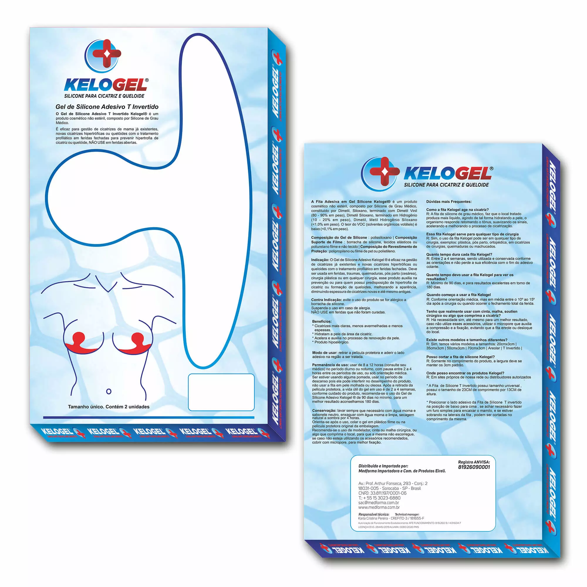 FITA ADESIVA GEL DE SILICONE T INVERTIDO MAMA 2UN KELOGEL - SKUCM2313 - Imagem 2