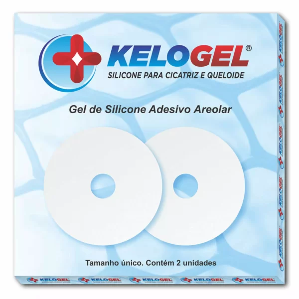FITA ADESIVA AREOLAR GEL DE SILICONE CICATRIZ 2UN KELOGEL - SKUCM288